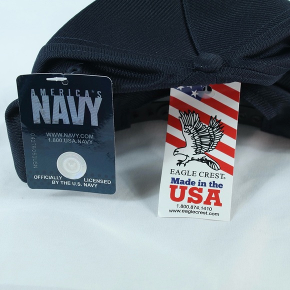 Eagle Crest USS Abraham Lincoln CVN-72 Navy Snap Back Baseball Cap Hat - NEW - Picture 3 of 4